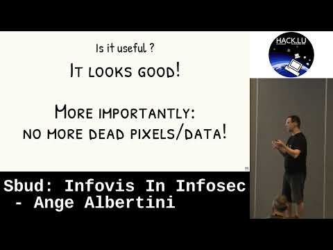 Hack.lu 2023: Sbud: Infovis In Infosec by Ange Albertini