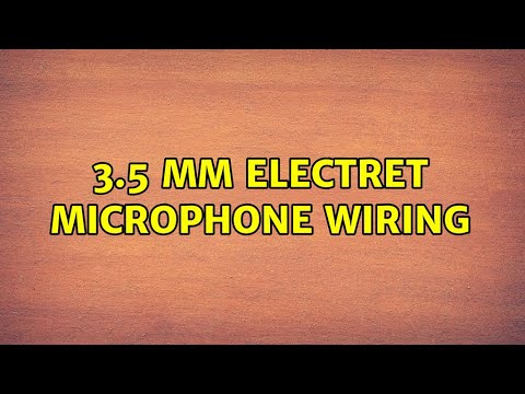 3.5 mm Electret Microphone wiring