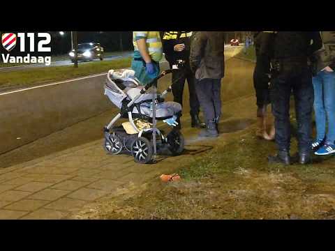 Man met kinderwagen aangereden op zebrapad in Den Bosch