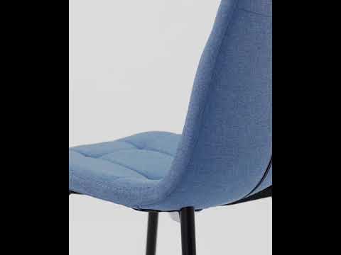 Стул "Отто" (Рогожка Мятная/Металл Черный)/SG/Vlt