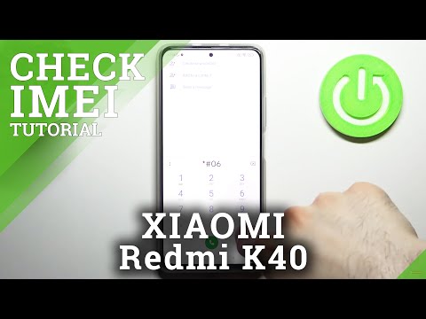 How to Check Serial Number and IMEI number in XIAOMI Redmi K40 - IMEI and SN
