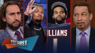 FIRST THING FIRST | Nick Wright & Brou reacts to Caleb Williams sends emphatic message to punters
