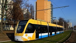 preview picture of video 'Debrecen CAF Urbos tram brake testing - fékpróbázik az új debreceni villamos'