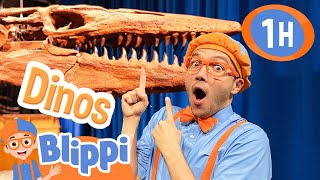 Blippi&#39;s Dinosaur Adventure! 1 Hour of Dino Videos for Kids