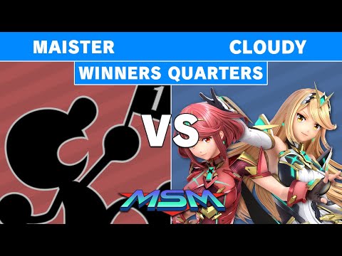 MSM Online 48 - SSG | Maister (Mr. Game & Watch) Vs. SBX | Cloudy (Mythra/Pyra) - Winners Quarters