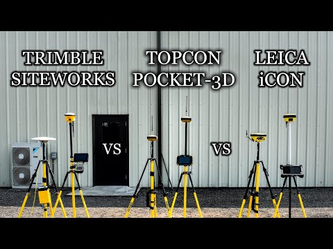 Construction GPS Software Comparison: Trimble Siteworks vs Topcon Pocket 3D vs Leica iCON Build/Site