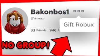 HOW TO GIVE / SEND ROBUX TO FRIENDS! Without Group! *NEW*