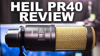 Video thumbnail for Heil PR-40 Dynamic Mic Review / Test by Podcastage