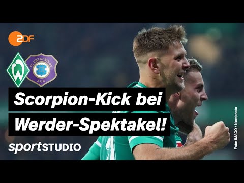 Werder Bremen – Erzgebirge Aue Highlights | 2. Bundesliga, 16. Spieltag | sportstudio