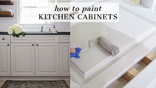 How to Paint Laminate Kitchen Cabinets | Easy Kitchen Cabinets Update