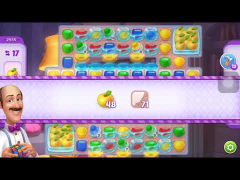 HOMESCAPES LEVEL 2455! HARD 17 MOVES! NO BOOSTERS! 😩😣