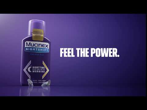 BEAT YOUR SYMPTOMS FAST WITH MUCINEX® NIGHTSHIFT