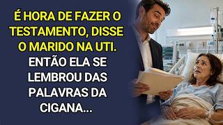 É hora de fazer o testamento, disse o marido na UTI. Então ela se lembrou das palavras da cigana...