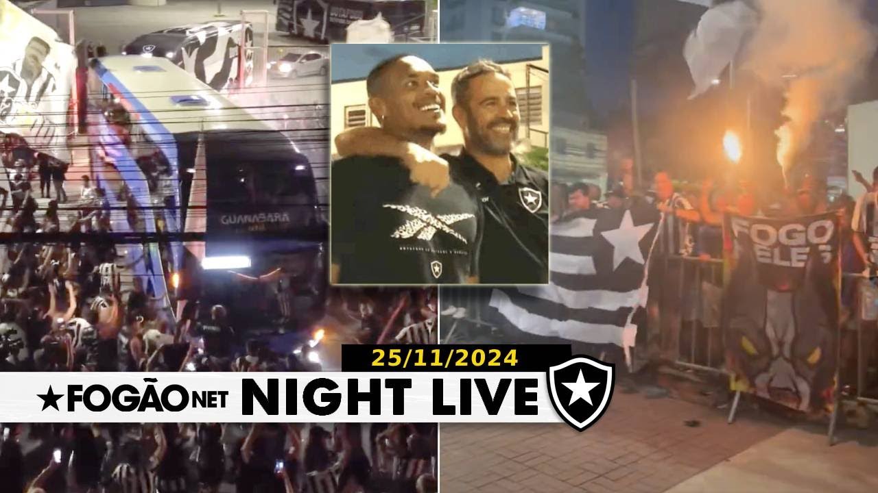 NIGHT LIVE | Começa a semana histórica do Botafogo, com AeroFogo no Nilton Santos