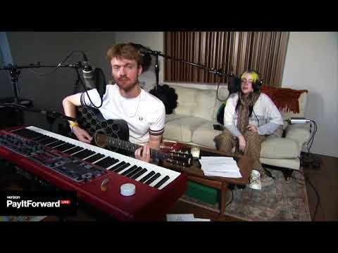 Billie Eilish & Finneas   Bad Guy Live Together at home 2020