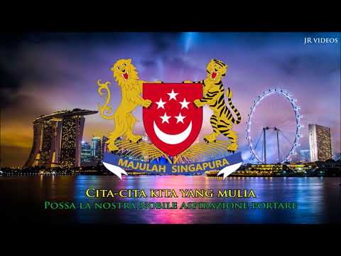 Inno nazionale di Singapore (MS/IT testo) - Anthem of Singapore (Italian)