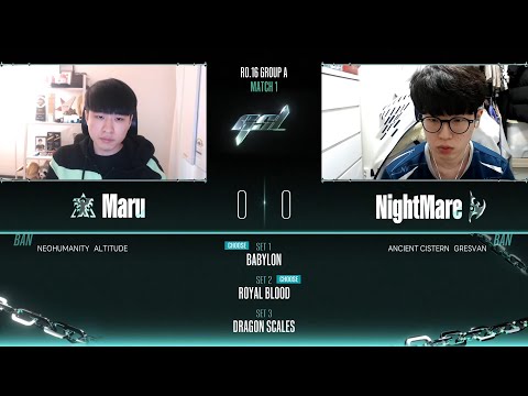 [2023 GSL S1] Ro.16 Group A Match1 Maru vs NightMare