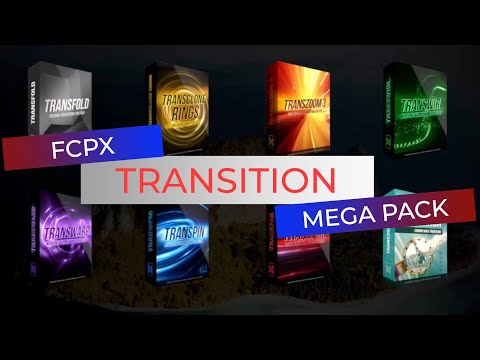 FCPX TRANSITION MEGA PACK | 8-in-1 Transition Mega Bundle for FCPX