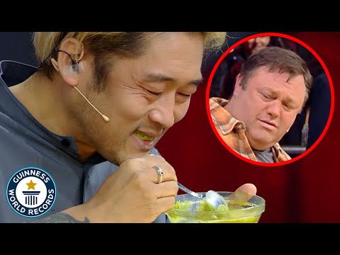 Most Wasabi Eaten in One Minute - Guinness World Records