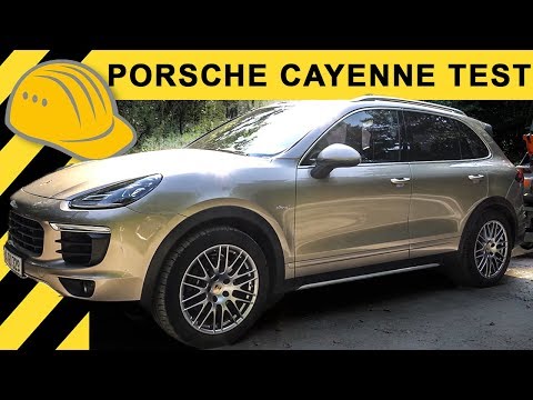 PORSCHE für die BAUSTELLE? TEST Porsche Cayenne Diesel  mit 3,5 Tonnen Anhänger