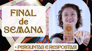 ✨COMO SERÁ O FINAL DE SEMANA? + Perguntas e Repostas AO VIVO😍
