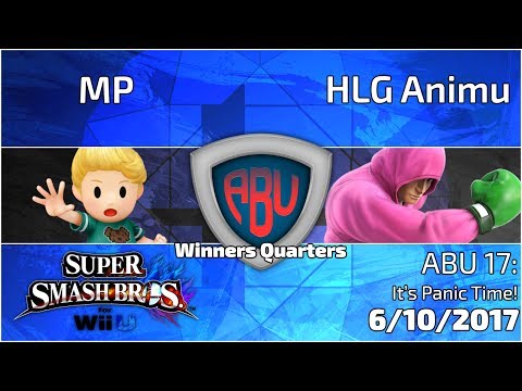ABU 17: MP (Lucas) vs. HLG Animu (Little Mac) - SSB4 Singles Winners Quarters