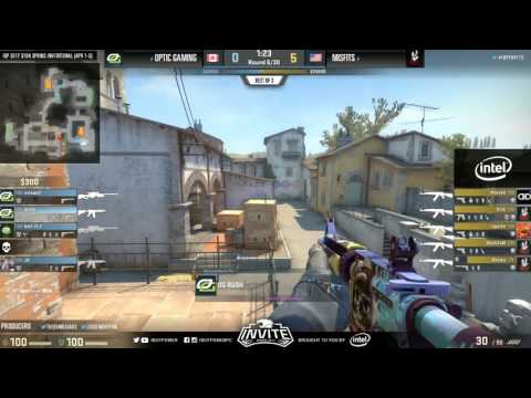 IBP Invite Spring CS:GO 2017 - Optic vs Misfits - Map 1 - Round of 8