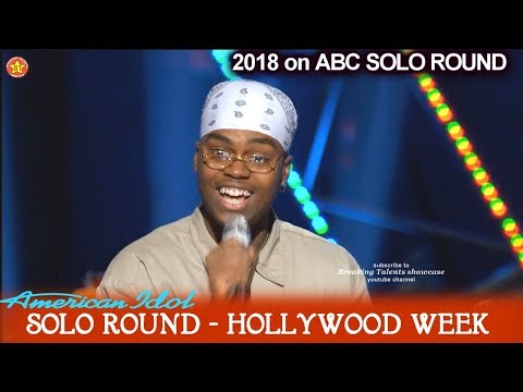Michael J. Woodard STUNS JUDGES with “Maybe This Time”  Solo Round Hollywood Week American Idol 2018