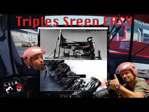 Triple Screen Einrichtung total Easy ohne Nvidia, AMD, SRWE #simracing #letsplay #setup #display