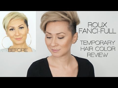 ROUX FANCI-FULL TEMPORARY HAIR COLOR RINSE REVIEW