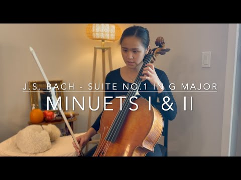 Minuet I & II | Bach Suite No. 1 in G Major (Cello Play Along) | Suzuki Cello Book 4