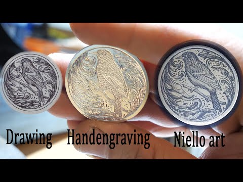 The Art of Niello, drawing and hand engraving!