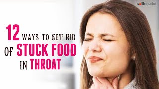 Food Stuck In Throat When You Can Still Breathe
