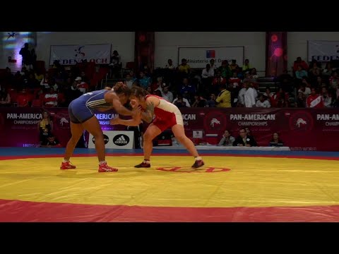 GOLD FW - 63 kg: Katerina LOPEZ (CUB) df. Breanne leigh GRAHAM (CAN) by TF, 12-2