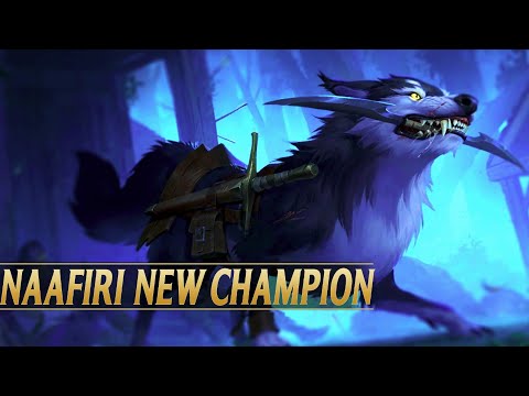 NAAFIRI NEW CHAMPION INFO - Darkin Assassin - League of Legends