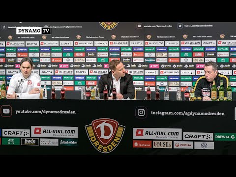 34. Spieltag | SGD - HFC | Pressekonferenz nach dem Spiel