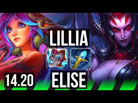 LILLIA vs ELISE (JGL) | 9/1/17, Dominating, Rank 11 Lillia | EUW Master | 14.20