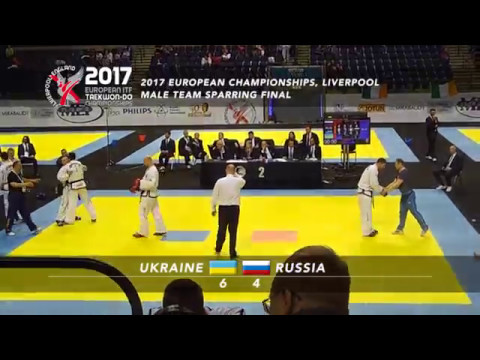 Ukraine v Russia - Male Team Sparring Final