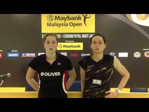 Johanna GOLISZEWSKI & Carla NELTE | Maybank Malaysia Open 2015