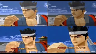 #SEGA #VF30th "バーチャファイター2/VIrtua Fighter 2" EMBU comparison! Arcade vs PS2 vs SegaSaturn vs PC