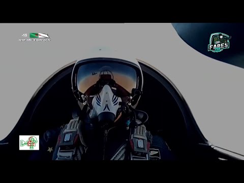 Su-30 fighters of the Algerian Air Force in action