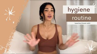 hygiene routine— didn’t realize i use so many products!