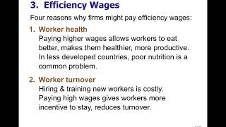 Macro 2.25 - Efficiency Wages