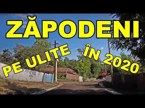 Satul ZAPODENI Vaslui modernizat iulie 2020