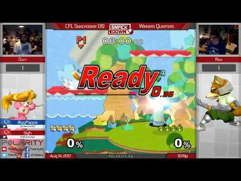 CFL Smackdown 139 Melee - Oaty (Peach) vs Ridz (Fox) - Winners Quarters