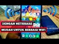 TUTORIAL NETSHARE CARA BERBAGI HOTSPOT WIFI KHUSUS PEMULA BERBAGI WIFI GRATIS