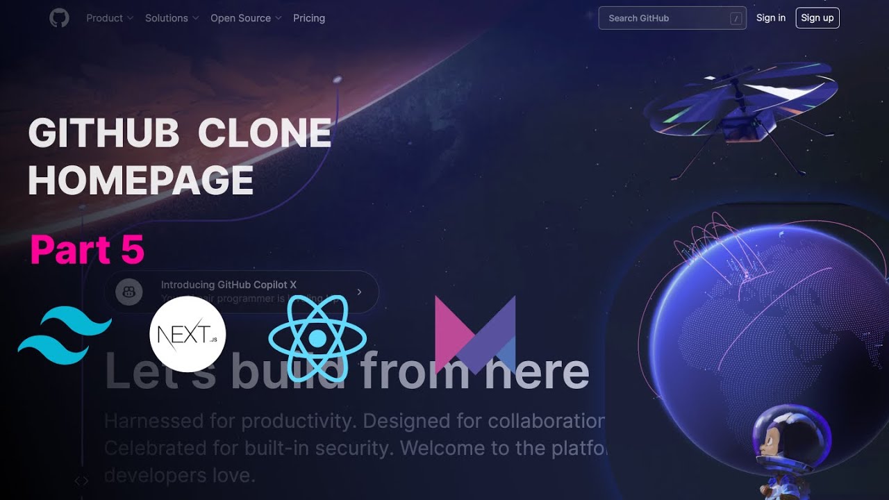 Build GitHub Homepage Clone (Part 5: Collaboration ) Using NextJs and Tailwind CSS | Next Js Project