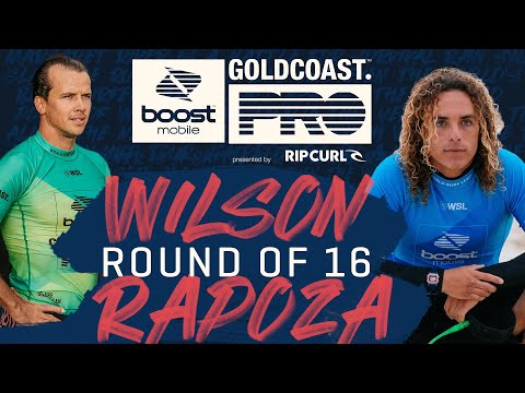 Julian Wilson vs Nolan Rapoza | Boost Mobile Gold Coast Pro - Round of 16 Heat Replay