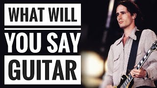 Learn to Play: What Will You Say by Jeff Buckley