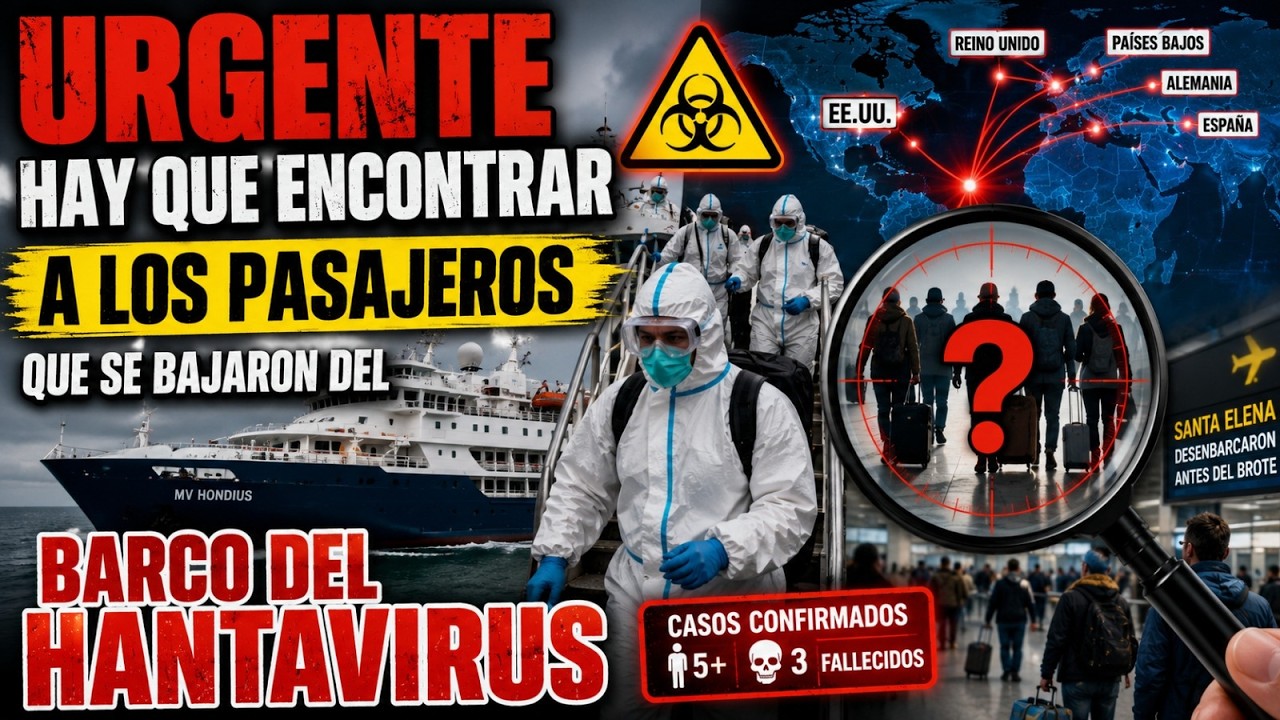 URGENTE hay que ENCONTRAR a como de lugar a LOS PASAJEROS que se BAJARON del BARCO del HANTAVIRUS